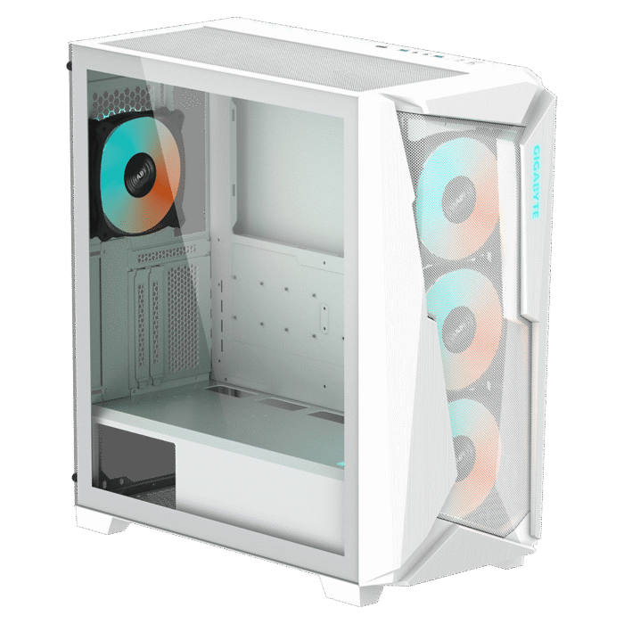 GIGABYTE C301 GLASS - Type C - White - Image 2