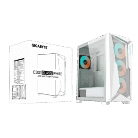 GIGABYTE C301 GLASS - Type C - White - Image 8