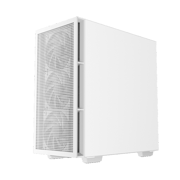 DeepCool CH560 Digital ATX Mesh Front Mid-Tower With Built-in Dual Status Digital LCD Display And 3X Front 140mm + 1X Rear 120mm ARGB Fans And Tempered Glass Side Panel - White Colour - Image 10