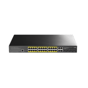 Cudy 24-Port Managed Gigabit PoE+ Switch with 4 Gigabit Combo Ports