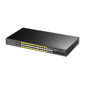 Cudy 24-Port Managed Gigabit PoE+ Switch with 4 Gigabit Combo Ports - Image 2
