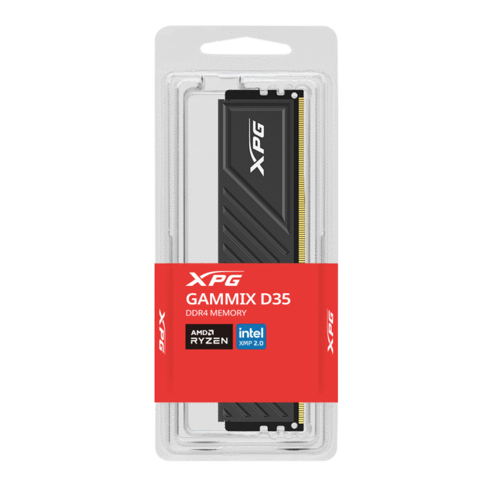 Adata GAMMIX D35 DDR4 MEMORY – 8GB CL16 – 3200Mhz – Black - AX4U32008G16A-SBKD35 - Image 4