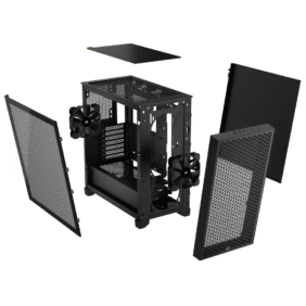 Corsair 3000D AIRFLOW Mid-Tower PC Case - Black - End of Life - Image 10