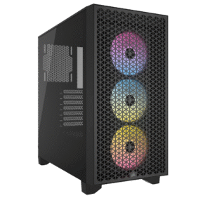 Corsair 3000D RGB AIRFLOW Mid-Tower PC Case - Black