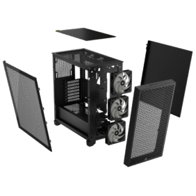 Corsair 3000D RGB AIRFLOW Mid-Tower PC Case - Black - Image 10