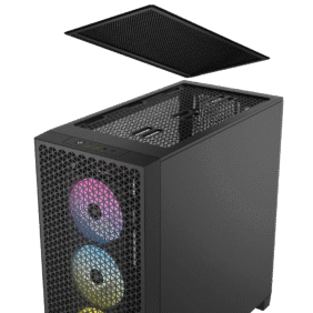 Corsair 3000D RGB AIRFLOW Mid-Tower PC Case - Black - Image 14