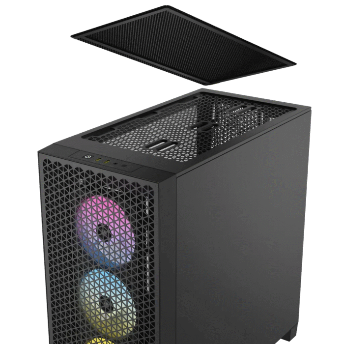 Corsair 3000D RGB AIRFLOW Mid-Tower PC Case - Black - Image 14