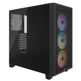 Corsair 3000D RGB AIRFLOW Mid-Tower PC Case - Black - Image 19