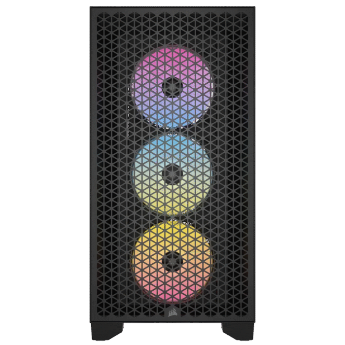 Corsair 3000D RGB AIRFLOW Mid-Tower PC Case - Black - Image 2