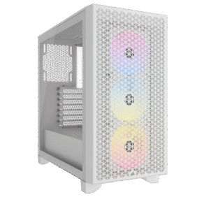 Corsair 3000D RGB AIRFLOW Mid-Tower PC Case - White