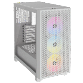 Corsair 3000D RGB AIRFLOW Mid-Tower PC Case - White - Image 12