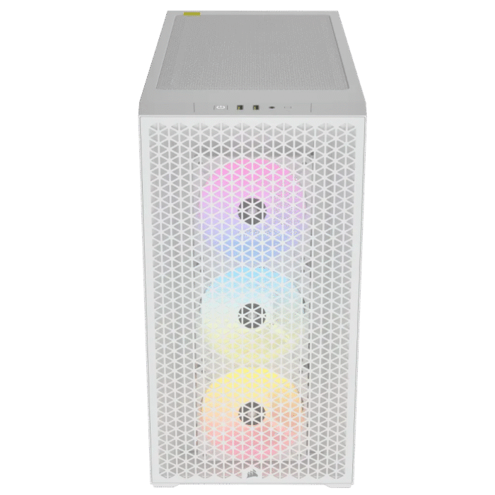 Corsair 3000D RGB AIRFLOW Mid-Tower PC Case - White - Image 17