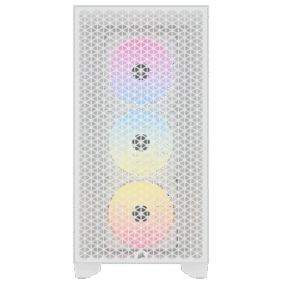 Corsair 3000D RGB AIRFLOW Mid-Tower PC Case - White - Image 2