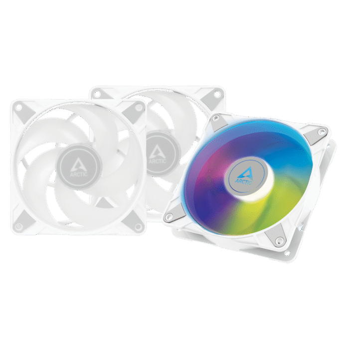 Arctic P12 PWM PST - 12cm ARGB 0dB (White) (3 Pack) - Tech Guy SA