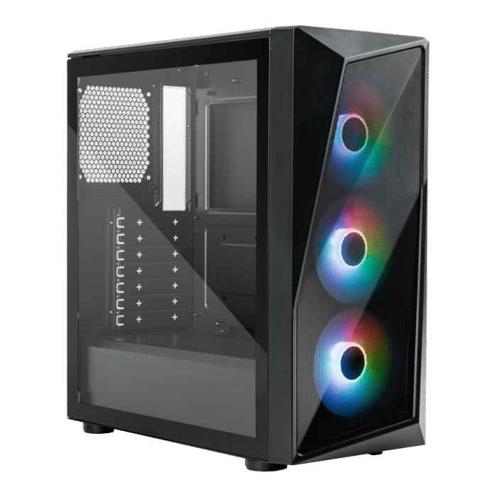 Cooler Master CMP520 ATX Tower Case With Built-in Elite Nex PN600W 230V PSU - Image 2