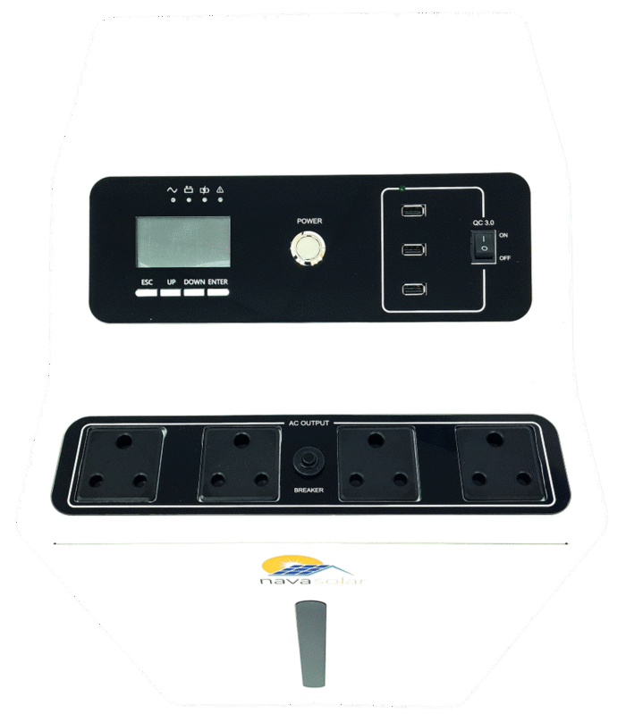 [REFURBISHED] Navasolar ti-1512 Trolley Inverter 1.5kw/1.28kwh Lithium Battery – 6 Month’s Warranty - Image 2