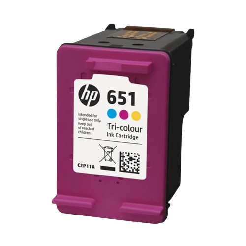C2P11AE HP 651 TRI COLOUR INK CARTRIDGE - IA 55 - Image 1