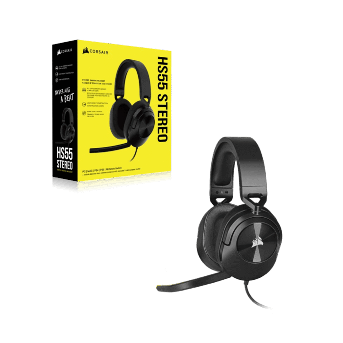 Corsair HS55 Stereo Gaming Headset; Carbon. - Image 4