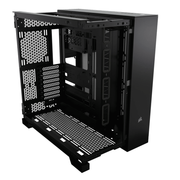 Corsair 6500X Mid-Tower Dual Chamber PC Case – Black - Image 3