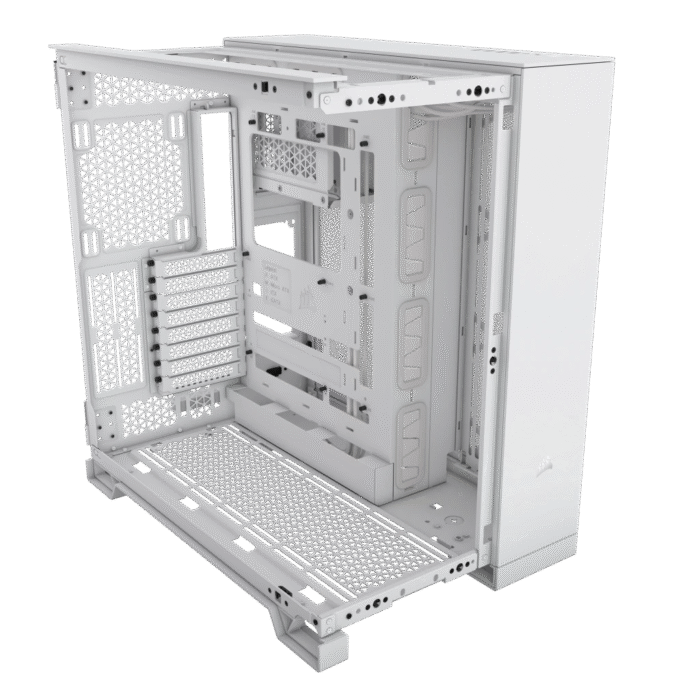 Corsair 6500X Mid-Tower Dual Chamber PC Case – White - Image 3
