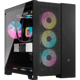Corsair 6500D AIRFLOW Mid-Tower Dual Chamber PC Case – Black