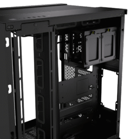 Corsair 6500D AIRFLOW Mid-Tower Dual Chamber PC Case – Black - Image 4