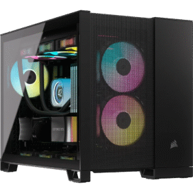 Corsair 2500D AIRFLOW Mid-Tower Dual Chamber PC Case – Black