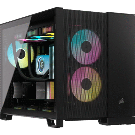 Corsair 2500D AIRFLOW Mid-Tower Dual Chamber PC Case – Black