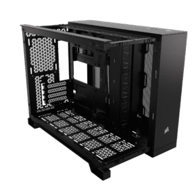 Corsair 2500D AIRFLOW Mid-Tower Dual Chamber PC Case – Black - Image 3
