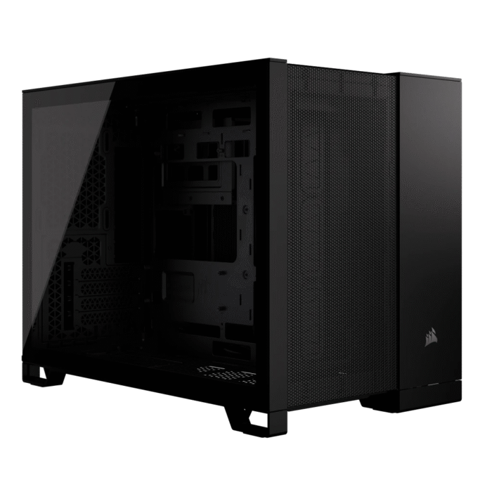 Corsair 2500D AIRFLOW Mid-Tower Dual Chamber PC Case – Black - Image 2