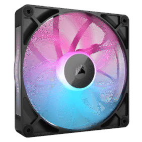 Corsair iCUE LINK RX140 RGB 140mm PWM Single Fan Expansion – Black
