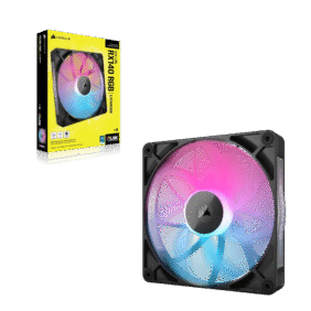 Corsair iCUE LINK RX140 RGB 140mm PWM Single Fan Expansion – Black - Image 3