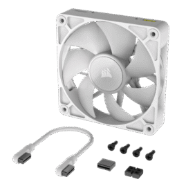 Corsair iCUE LINK RX140 RGB 140mm PWM Single Fan Expansion – White - Image 2