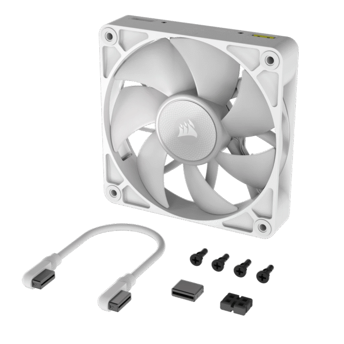 Corsair iCUE LINK RX140 RGB 140mm PWM Single Fan Expansion – White - Image 2