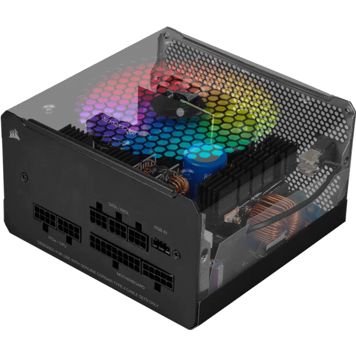 Corsair CX Series CX550F RGB — 550 Watt 80 Plus Bronze Certified Fully Modular RGB PSU (WW) - Image 12