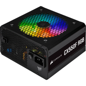 Corsair CX Series CX550F RGB — 550 Watt 80 Plus Bronze Certified Fully Modular RGB PSU (WW) - Image 3