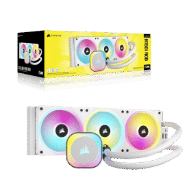 Corsair iCUE LINK H150i RGB AIO 360mm Liquid CPU Cooler - White - End of Life - Image 7
