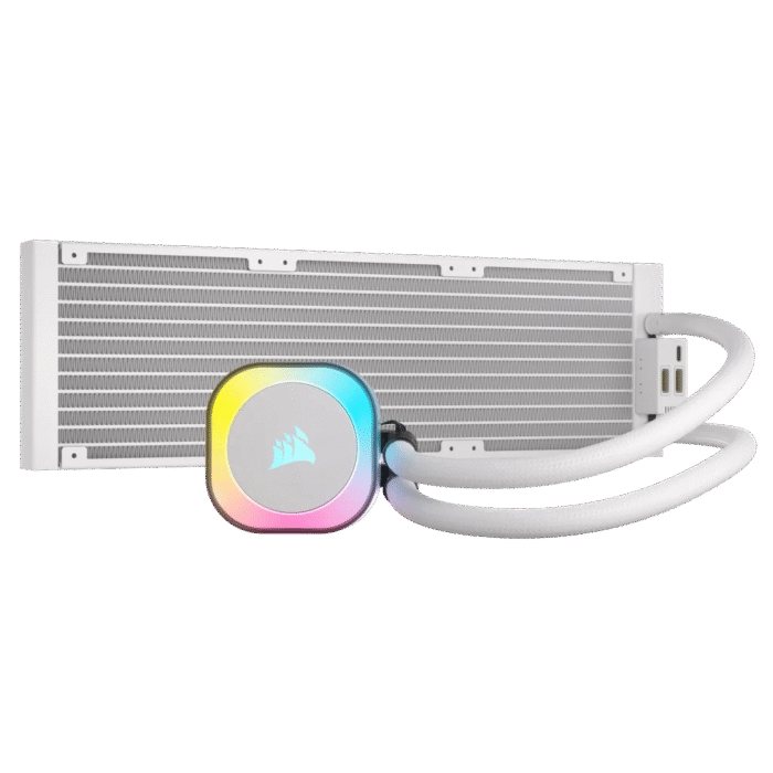 Corsair iCUE LINK H150i RGB AIO 360mm Liquid CPU Cooler - White - End of Life - Image 2