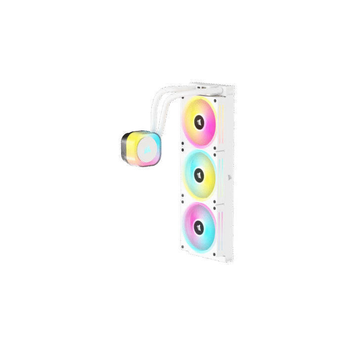 Corsair iCUE LINK H150i RGB AIO 360mm Liquid CPU Cooler - White - End of Life - Image 4