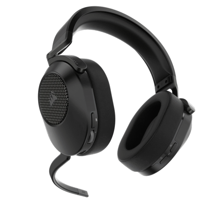 Corsair HS65 WIRELESS Gaming Headset — Carbon (AP) - Image 3