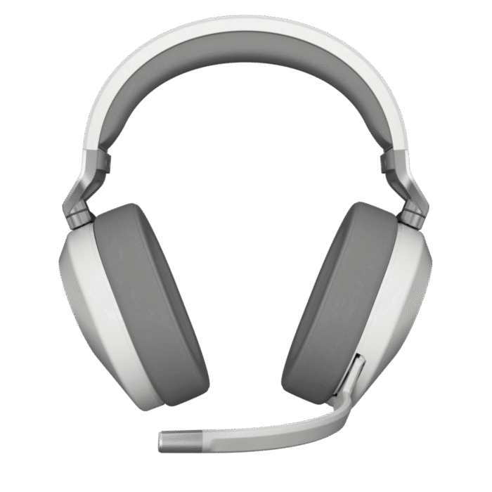 Corsair HS65 WIRELESS Gaming Headset — White (AP) - Image 3