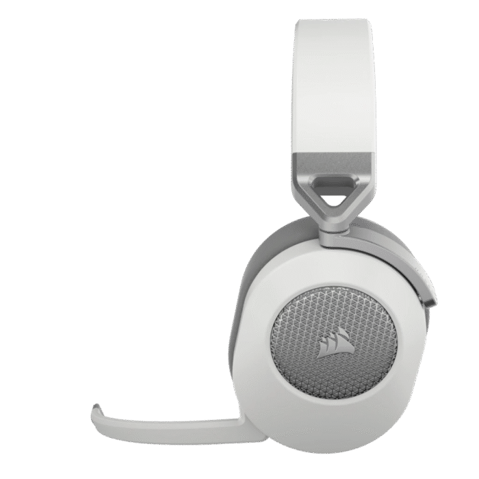 Corsair HS65 WIRELESS Gaming Headset — White (AP) - Image 5