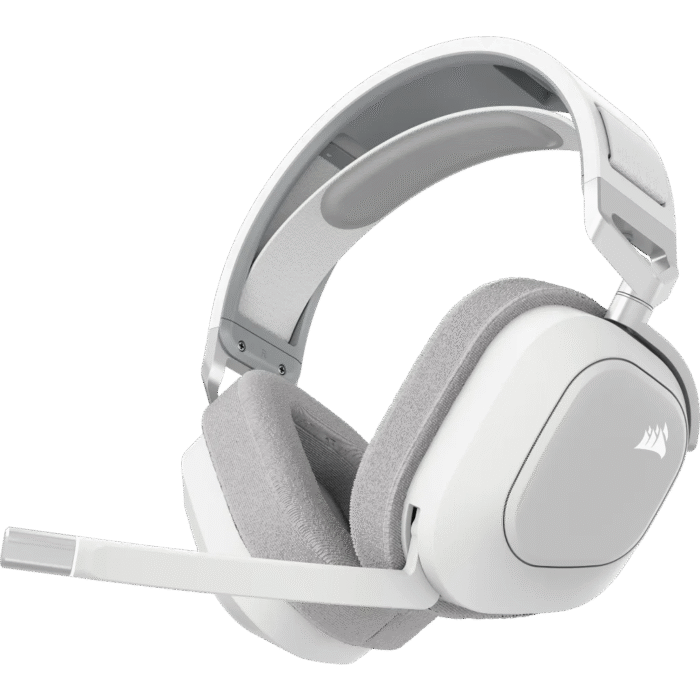Corsair HS80 MAX WIRELESS Gaming Headset, White (AP) - Image 4