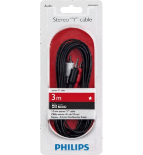 Philips Stereo Y Cable AUD 3.5MM (M) TO RCA (2M) 3.0M - Image 2