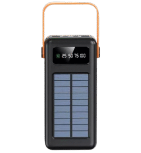 Microworld 40000mAh Solar Powerbank- Black