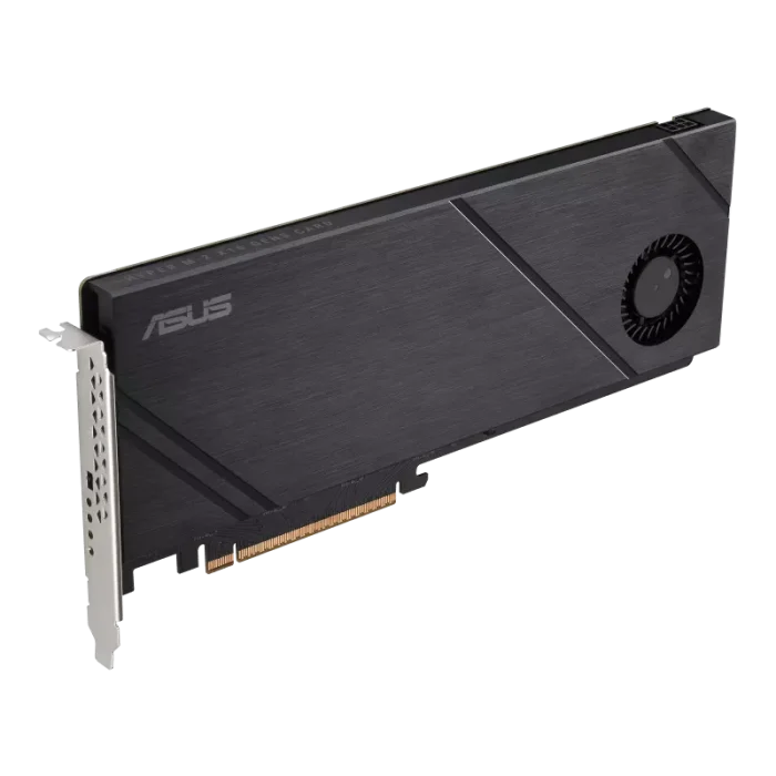 Asus Hyper M.2 x16 Gen5 Card (PCIe 5.0/4.0) supports up to four NVMe M.2 (2242/2260/2280/22110) devices at up to 512 Gbps for RAID - Image 2