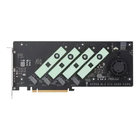 Asus Hyper M.2 x16 Gen5 Card (PCIe 5.0/4.0) supports up to four NVMe M.2 (2242/2260/2280/22110) devices at up to 512 Gbps for RAID - Image 3
