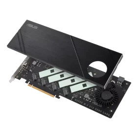Asus Hyper M.2 x16 Gen5 Card (PCIe 5.0/4.0) supports up to four NVMe M.2 (2242/2260/2280/22110) devices at up to 512 Gbps for RAID - Image 4