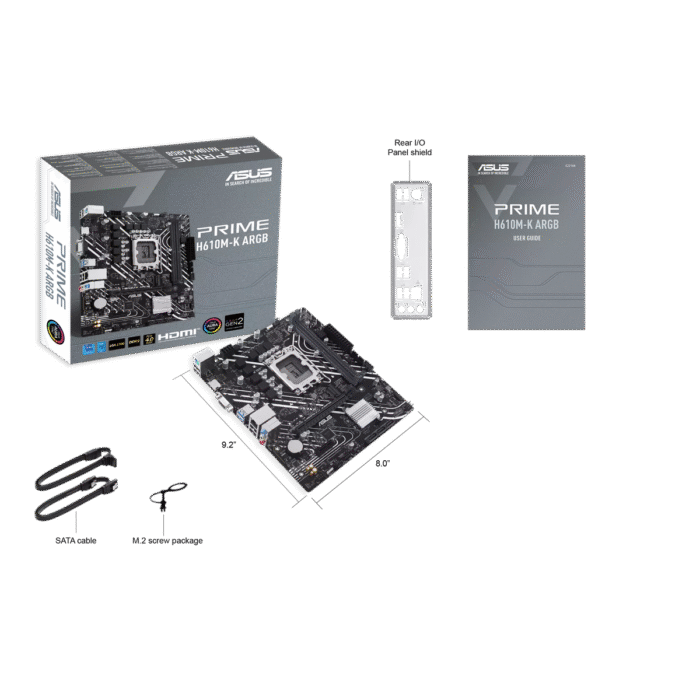 Asus PRIME H610M-K ARGB LGA 1700 - Image 7