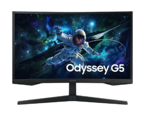 Samsung 27" Odyssey G5 G55C QHD, 1ms MPRT, 165Hz Gaming Monitor - End of Life